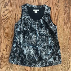 Michael Kors Metallic Sleeveless Top